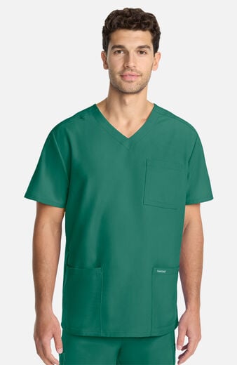 Men's 3-Pocket V-Neck Scrub Top Men's 3-Pocket V-Neck Scrub Top