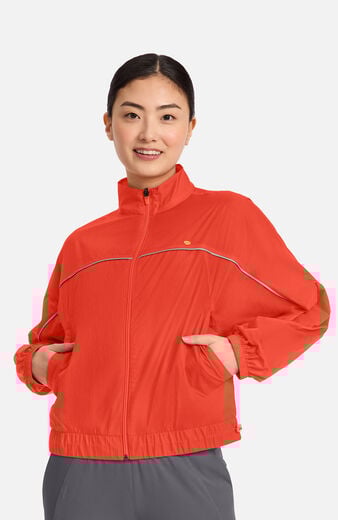 Women's Mock Neck Windbreaker Jacket Women's Mock Neck Windbreaker Jacket