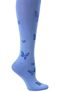 Women's Patterned 11 mmHg Compression Knee-High Lightweight Trouser Socks, , large