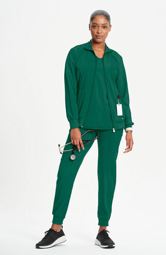 Women's Zip Front Warm Up Scrub Jacket Women's Zip Front Warm Up Scrub Jacket