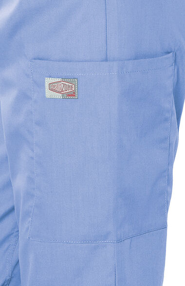 Women's Scrub Set: V-Neck Solid Top & Cargo Pant, , large