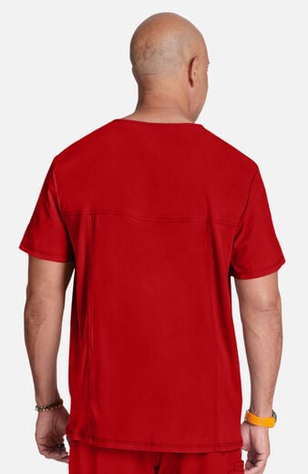 Men's Scrub Set: Stretch V-Neck Top & Zip Fly 6-Pocket Cargo Pant Men's Scrub Set: Stretch V-Neck Top & Zip Fly 6-Pocket Cargo Pant
