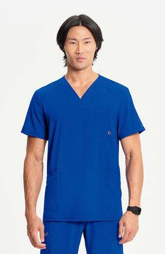 Men's Stretch V-Neck Scrub Top Men's Stretch V-Neck Scrub Top