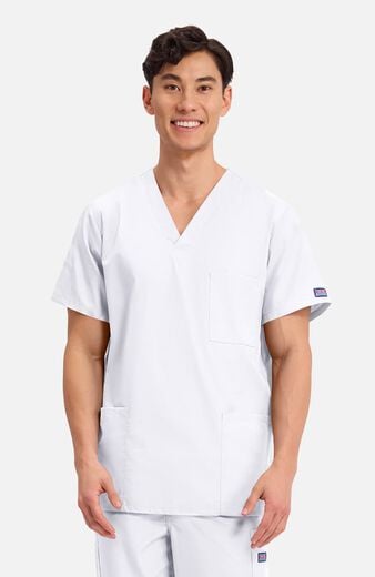Unisex V-Neck 3-Pocket Scrub Top Unisex V-Neck 3-Pocket Scrub Top