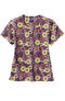 Clearance Women's Groovy Floral Print Scrub Top, , large