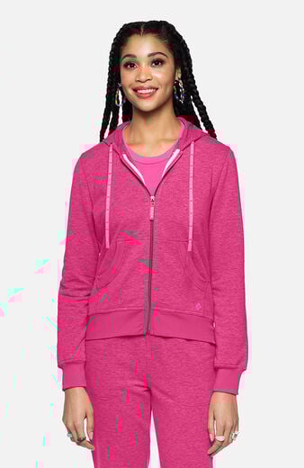 Women's Fleece Zip Front Scrub Hoodie Women's Fleece Zip Front Scrub Hoodie