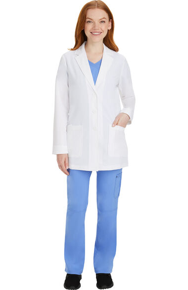 Clearance Women's Faith Notched Collar 31" Lab Coat, , large