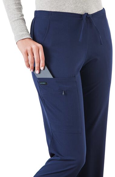 Women's Tri Blend Zipper Scrub Pants, , large