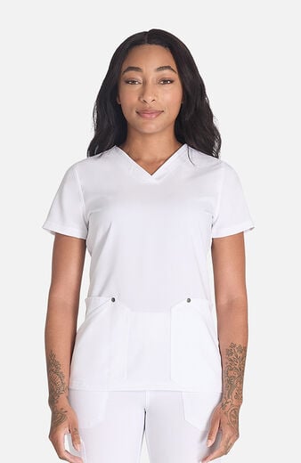 Women's 4-Pocket Utility V-Neck Scrub Top Women's 4-Pocket Utility V-Neck Scrub Top