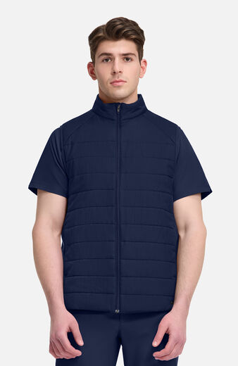 Women's Zip Front Quilted 4-Pocket Scrub Vest Women's Zip Front Quilted 4-Pocket Scrub Vest