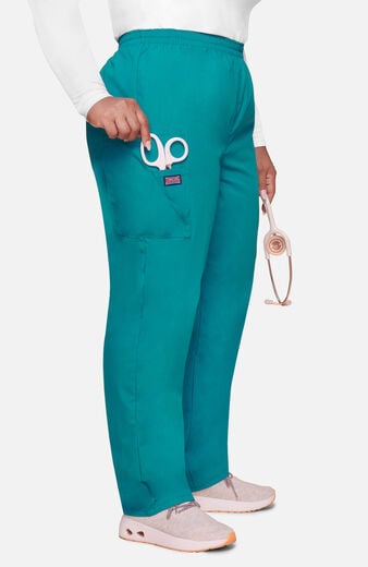 Women's Elastic Waist Utility Scrub Pant Women's Elastic Waist Utility Scrub Pant