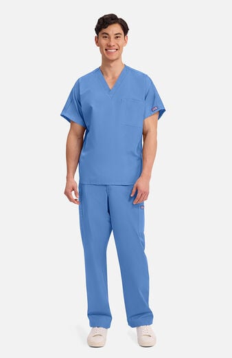 Unisex V-Neck 1 Pocket Scrub Top Unisex V-Neck 1 Pocket Scrub Top