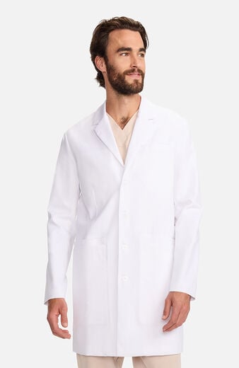 Men's Multi Pocket Mid Thigh Lab Coat 38½" Men's Multi Pocket Mid Thigh Lab Coat 38½"