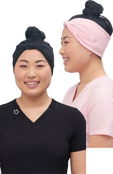 Clearance Women's 2 Color Combo Twisted Headband Set, , large