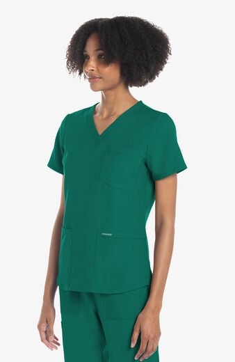Women's Scrub Set: 3-Pocket V-Neck Shirttail Top & 5-Pocket Cargo Jogger Pant Women's Scrub Set: 3-Pocket V-Neck Shirttail Top & 5-Pocket Cargo Jogger Pant