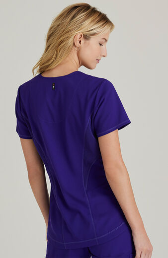 Women's Carly Solid Scrub Top