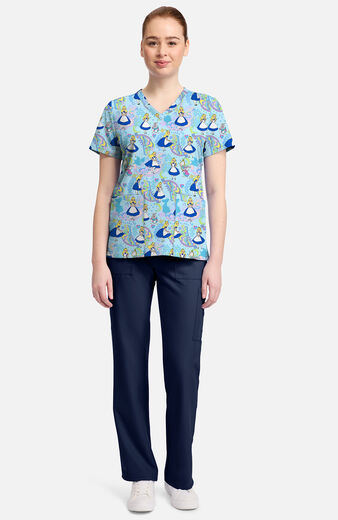 Women's Alice Dreamland Print Scrub Top Women's Alice Dreamland Print Scrub Top