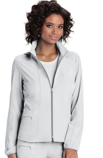 Women's Hoodie Warm Up Solid Scrub Jacket, Women's Hoodie Warm Up Solid Scrub Jacket