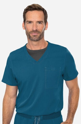 Men's Cadence V-Neck Solid Scrub Top Men's Cadence V-Neck Solid Scrub Top