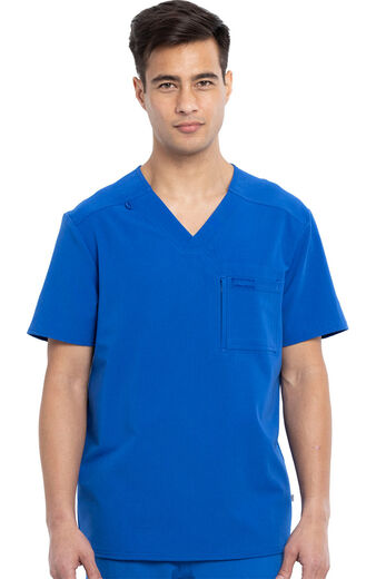 Men's Tuckable Solid Scrub Top, Men's Tuckable Solid Scrub Top