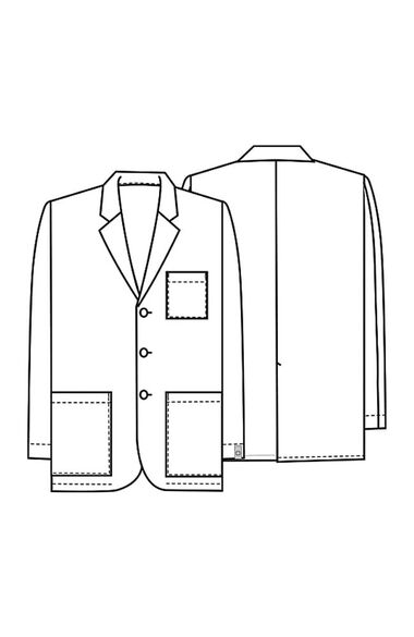 MED MAN Men's Consultation 31" Lab Coat, , large