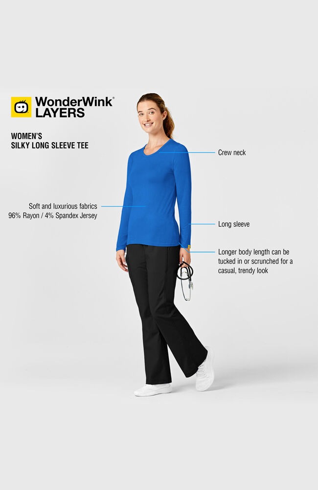 Wonderwink scrub undershirts clearance