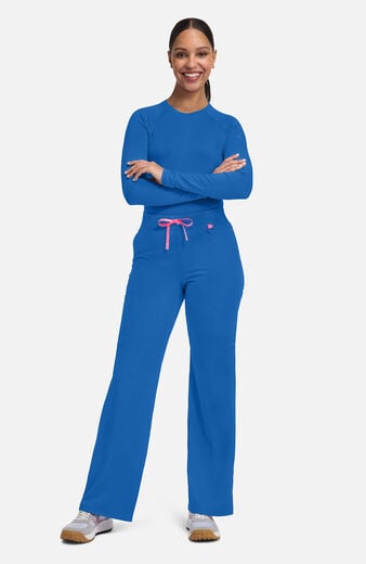 Women's Wide Leg Pull On Scrub Pant Women's Wide Leg Pull On Scrub Pant