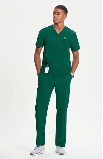 Men's Stretch V-Neck Scrub Top Men's Stretch V-Neck Scrub Top