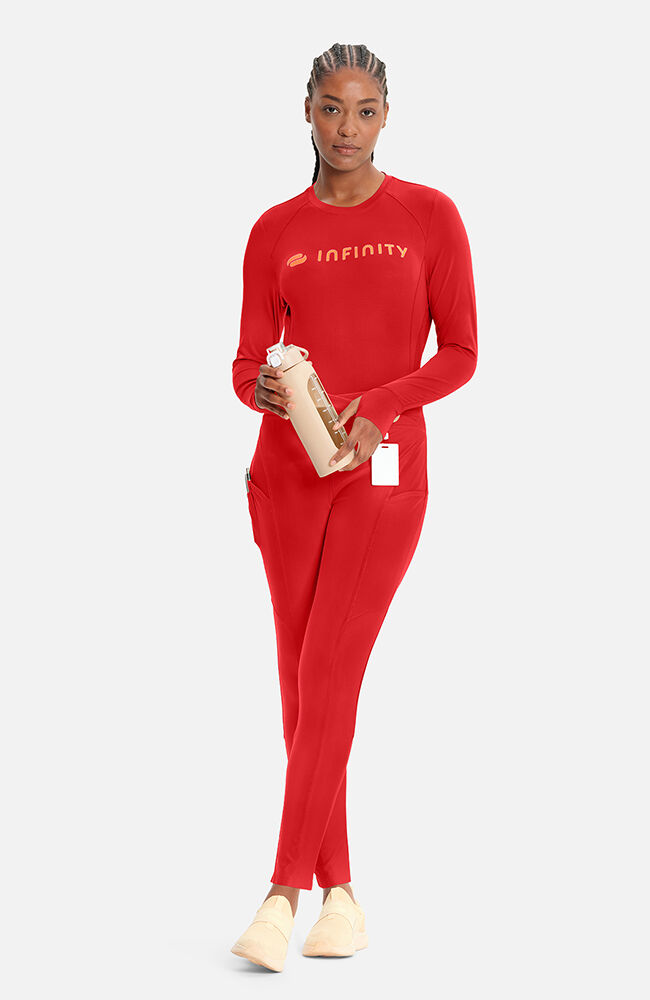 Women's Knit High Rise 3-Pocket Scrub Legging