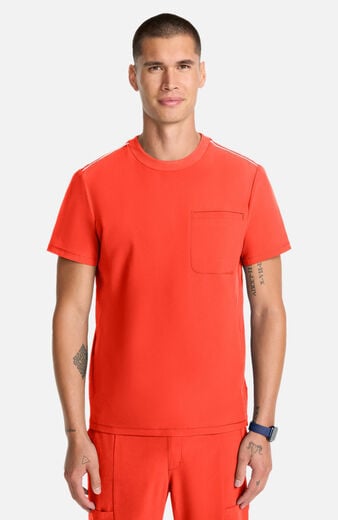 Men's Tuck-In Crew Neck Scrub Top Men's Tuck-In Crew Neck Scrub Top