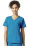 Clearance Women's Nettie Classic V-Neck Solid Scrub Top, , large