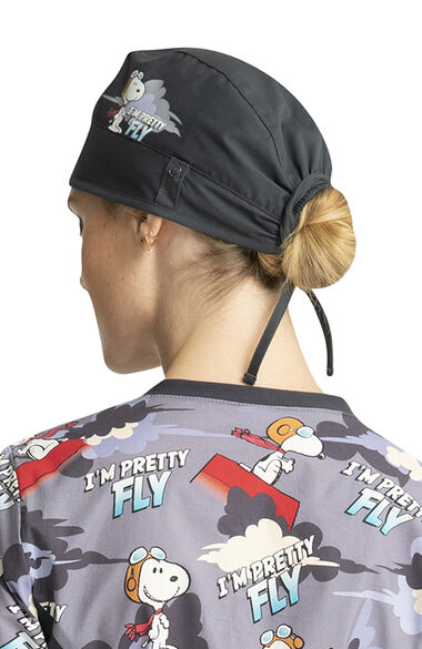 Unisex Pretty Fly Print Scrub Hat, , large
