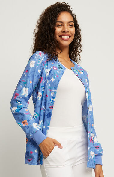 Clearance EDS Signature by Dickies Women's Fillings For You Print Scrub  Jacket