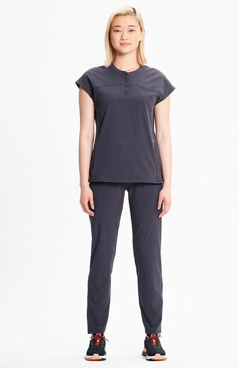 Women's Henley Scrub Top Women's Henley Scrub Top