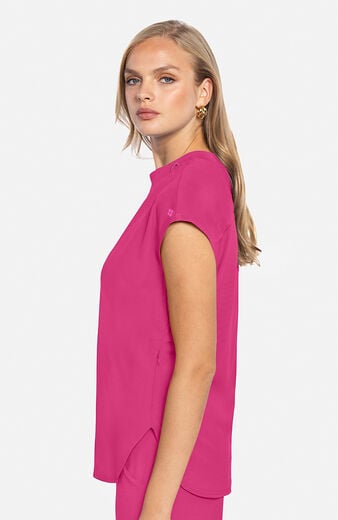 Women's Knit Round Neck Dolman Scrub Top Women's Knit Round Neck Dolman Scrub Top