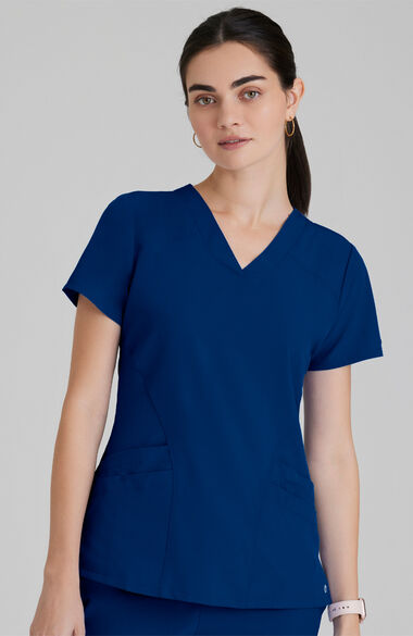 Women's Pulse Solid Scrub Top, , large
