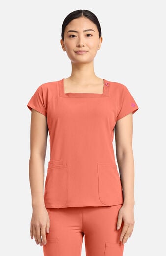 Women's Square Neck Scrub Top Women's Square Neck Scrub Top