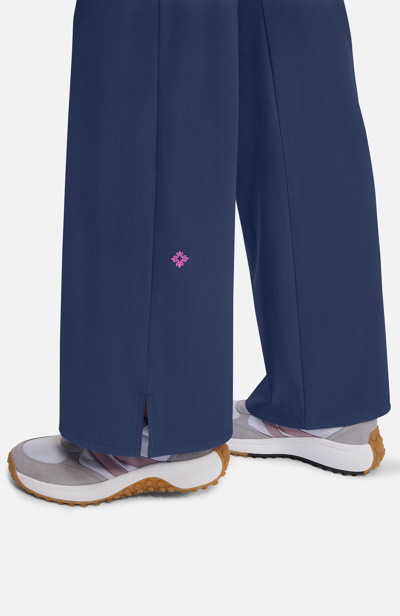 Women's Wide Leg Pull On Scrub Pant, NAV Navy | navy, large