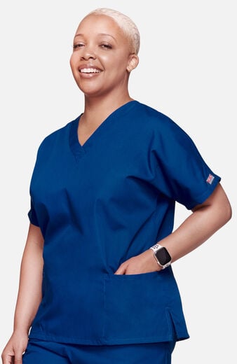 Women's 3-Pocket Dolman V-Neck Scrub Top Women's 3-Pocket Dolman V-Neck Scrub Top