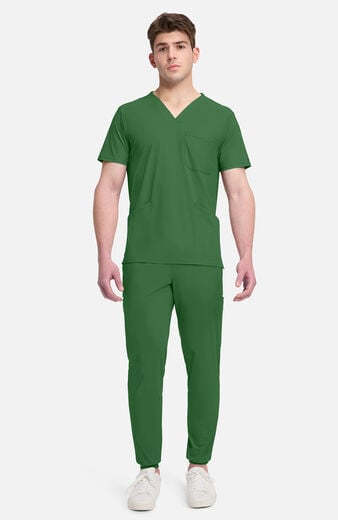 Men's 3-Pocket V-Neck Scrub Top Men's 3-Pocket V-Neck Scrub Top