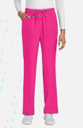 Women's Drawstring Cargo Straight Leg Scrub Pant Women's Drawstring Cargo Straight Leg Scrub Pant