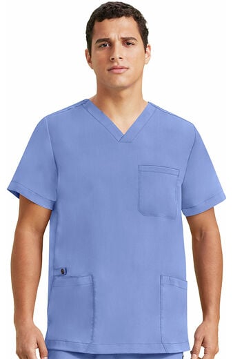 Men's Jake V-Neck Solid Scrub Top Men's Jake V-Neck Solid Scrub Top