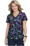Clearance Women's Leslie Paisley Passion Print Scrub Top, , large