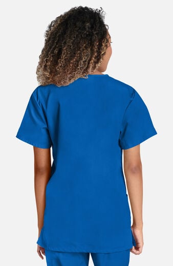 Unisex Scrub Set: 2-Pocket V-Neck Top & Drawstring Pant Unisex Scrub Set: 2-Pocket V-Neck Top & Drawstring Pant