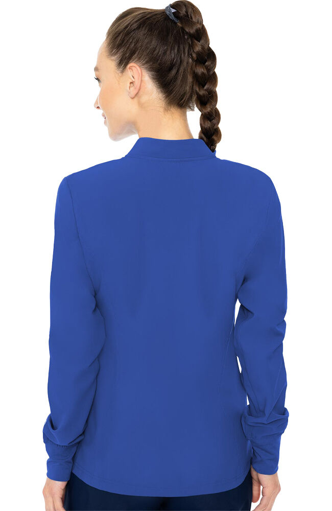Insight by Med Couture Women s Warm Up Solid Scrub Jacket
