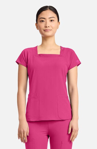 Women's Square Neck Scrub Top Women's Square Neck Scrub Top