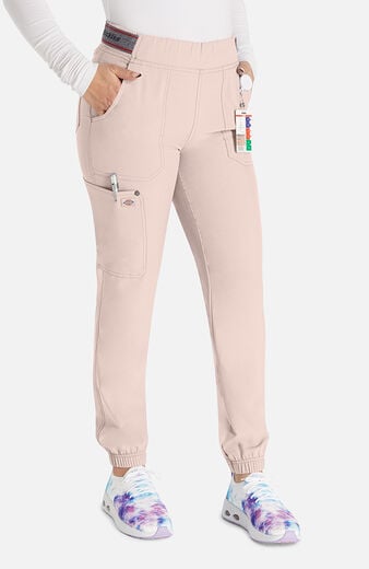 Women's Logo Waistband 5-Pocket Jogger Scrub Pant Women's Logo Waistband 5-Pocket Jogger Scrub Pant