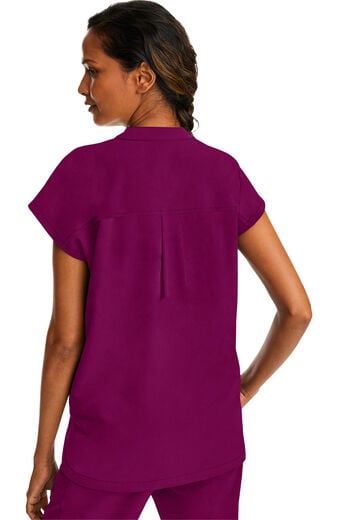 Women's Scrub Set: Journey Mandarin Collar Top & Toby Drawstring Jogger Pant Women's Scrub Set: Journey Mandarin Collar Top & Toby Drawstring Jogger Pant