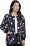 Clearance Women's Smile Its Toothsday Print Scrub Jacket, , large