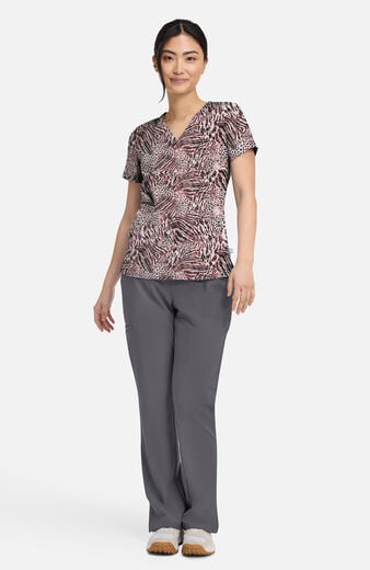 Women's Briana Cool Cattitude Print Scrub Top Women's Briana Cool Cattitude Print Scrub Top